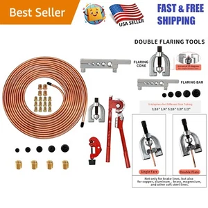 1/4 Inch Brake Line Repair Kit - Includes Tubing Cutter, Bender & Fittings - Bild 1 von 10