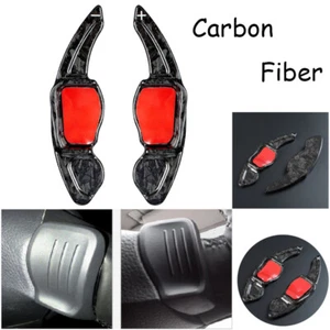 Carbon Fiber Steering Wheel Paddle Shifter For VW Scirocco Passat Golf 6 R GTI - Picture 1 of 6