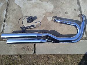 HARLEY EXHAUST Dyna fxd fxdf fxdwg fat bob wide glide e4 Tuv fxdb fxdl