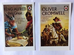 Ladybird Postcards, Book Artwork- 2 Classic Book Covers. Re Live Your Childhood. - Picture 1 of 2