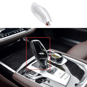 Fit For BMW 7 Series 2016-2022 Matte Silver Central Console Gear Shift Knob Trim - Picture 1 of 7