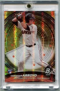 Bowman Platinum Christian Arroyo Rookie Radar Gold Holo 2017 1/1 SSP 1 de 1 raro - Imagen 1 de 2