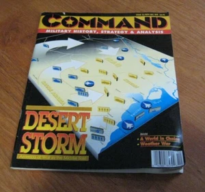 Command 1991 magazine #13 Military History WAR Strategy Analysis DESERT STORM - Picture 1 of 1