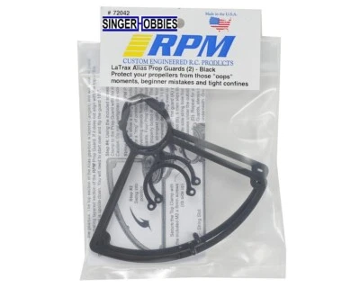 RPM 72042 LaTrax Alias Prop Guards (Black) (2) HH - Image 1 of 2