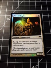 Devout Chaplain FOIL Avacyn Restored White Uncommon MAGIC CARD
