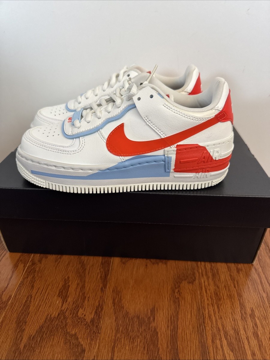 Nike Air Force 1 Shadow SE Team Orange Blue W for sale | eBay Nike Air Force 1 Shadow SE Team Orange Blue W for sale | eBay