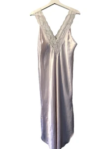 Vintage Miss Dior Pink Night Gown Dress Union Made 100% Polyester Large L *flaw* - Picture 1 of 10
