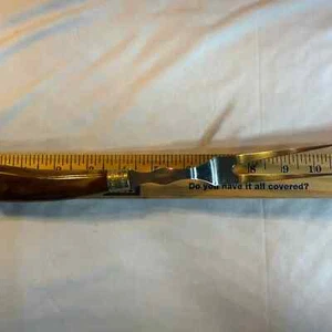 Vintage Retro Meat Serving Fork Bakelite Style Handle Stainless Steel  - Picture 1 of 6