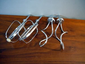 Vintage OSTER REGENCY Kitchen Center Replacement Parts Mixer Dough Hooks Beaters - Picture 1 of 2