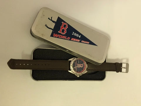 Boston Red Sox 2004 World Series Champions Game Time Watch New Cover