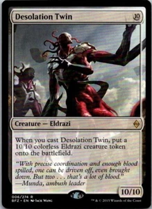 Desolation Twin Battle for Zendikar MTG LP - Picture 1 of 2