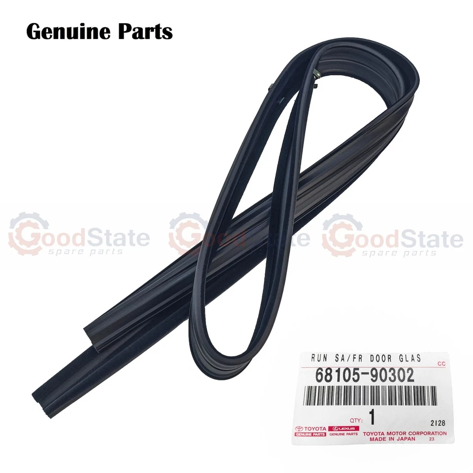 Genuine Toyota LandCruiser FJ40 BJ46 Front Door Window Bailey Channel Seal x2 - Image 1 of 1