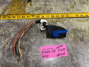 12-15 2 Door FIAT 500  FT OF INSIDE FUSE BOX  BLACK CAM LOCK WIRING CONNECTOR - Picture 1 of 16