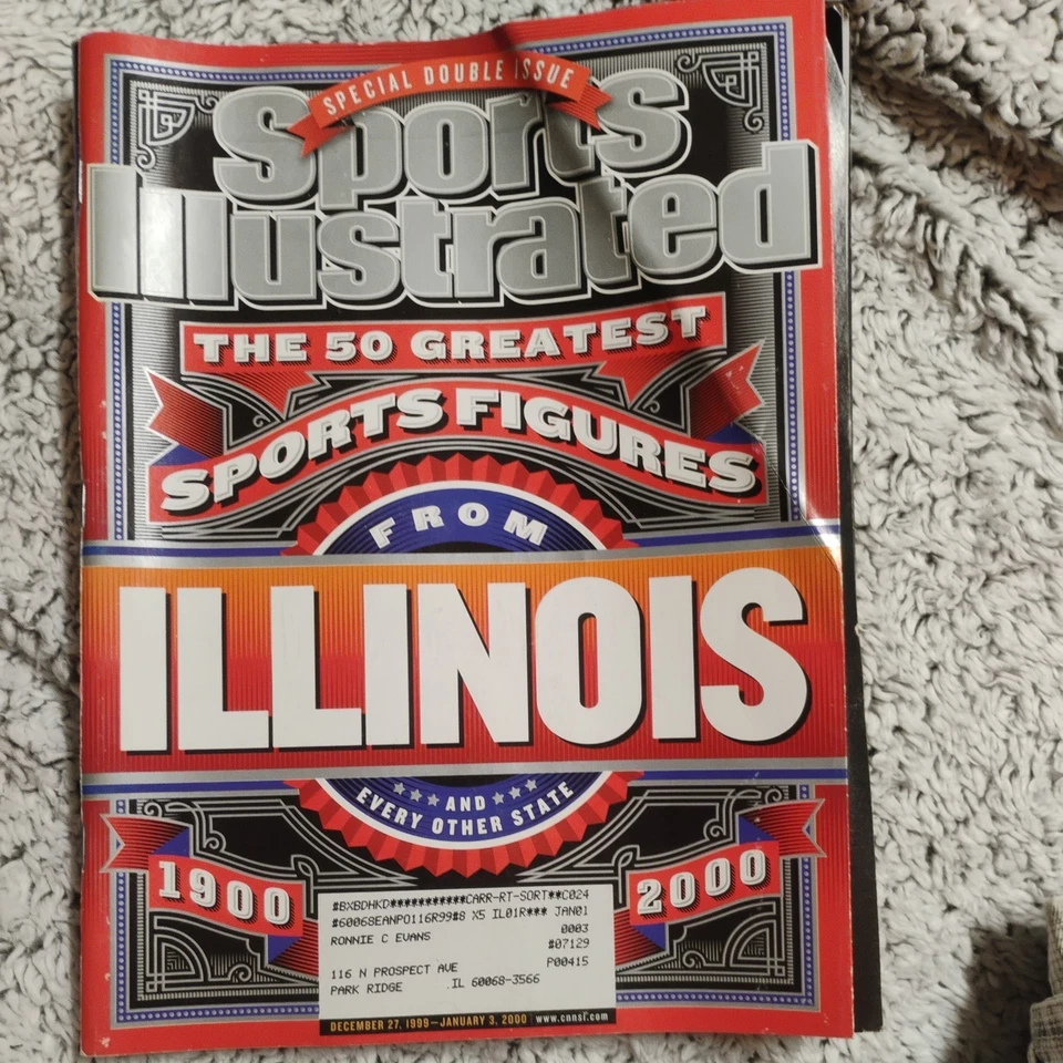 Sports Illustrated 27 de diciembre de 1999 Las mejores figuras deportivas de la portada de Illinois Foto 1 de 4