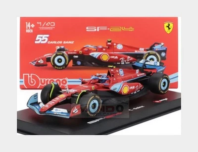 1:43 BURAGO Ferrari F1 Sf-24 #55 Miami Gp 2024 Carlos Sainz BU36843-SAI-MIAMI - Immagine 1 di 3