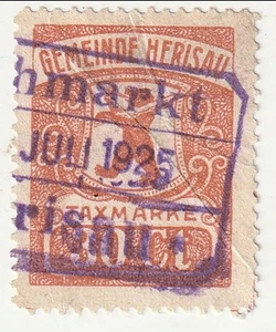 Suiza - Ingresos, Municipio de Herisau 30cts. 1925 - Imagen 1 de 1
