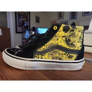 Vans x Spongebob "Skate Sk8-Hi" Sneakers (Gigliotti) High-Top Sz 7.5 Nice B6 - Picture 1 of 7