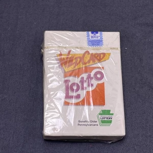 Vintage Wild Card Lotto Playing Cards Pennsylvania Lottery Hoyle New Sealed Rare - Picture 1 of 9