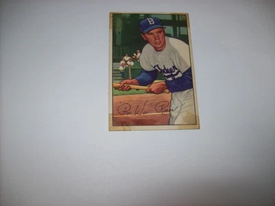 1952 Bowman #8 Pee Wee Reese HP Free Ship & Tracked - Image 1 of 4