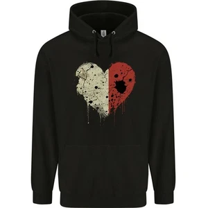 Love Malta Flag Maltese Day Football Childrens Kids Hoodie - Picture 1 of 3