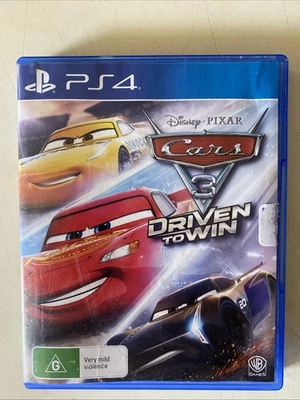Cars 3 Driven to Win PS4 Disney Pixar PlayStation 4 PAL Complete Manual - Image 1 of 4
