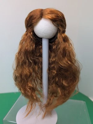 6-7" F Styler Wig for Doll Ellowyne BJD MSD Boneka Sized Dolls Red Braids L32 - Image 1 of 4