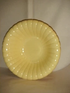 HAEGER BRIGHT YELLOW BOWL 3230 ART POTTERY PLANTER DECOR DISPLAY ROUND LARGE 13" - Picture 1 of 9