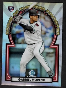 2023 Gabriel Moreno Bowman Chrome Baseball Refractor Rookie Favorites RC ROYF-11 - Picture 1 of 2
