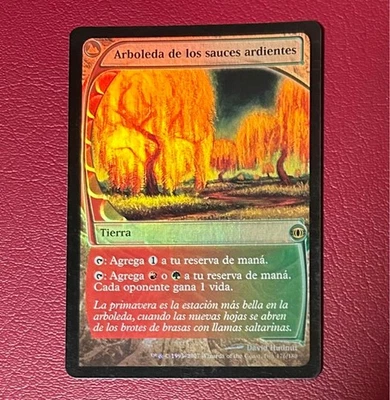Mtg Grove Of The Burnwillows Spanish Foil - Image 1 of 2