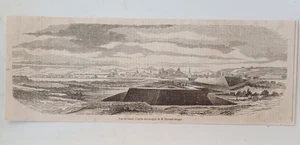 Stampa antica 1859 Casale Monferrato Alessandria Piemonte - Foto 1 di 2