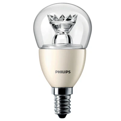 PHILIPS MASTER LEDLUSTRE 3.5W E14 WW P45 CL - Image 1 of 2