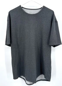 BYLT Men's Drop Cut Lux Short Sleeve T-Shirt Gray Size XXL - Picture 1 of 5