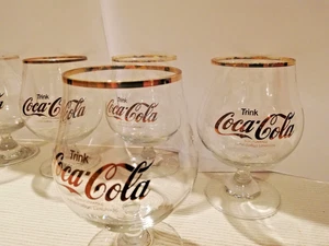 Rare Vintage German TRINK Coca-Cola Koffeinhaltige Limonade Glasses Lot - Picture 1 of 15
