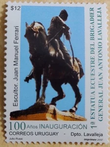 Uruguay 2002 29C 100 años Estatua Ecuestre Brigadier Gral. Lavalleja MNH - Picture 1 of 1