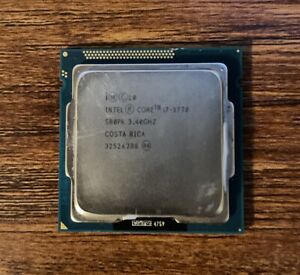 Intel Core I7-3770 Processor (3.40GHz, 4 Cores, Socket H2 LGA-1155) - SR0PK
