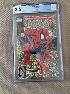 Spider-Man #1 Platinum Variant CGC 8.5 (1990) Todd McFarlane - Picture 1 of 3