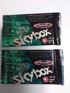 1997-98 Skybox Z Force Basketball Hobby Series one (2) Packs-Rave Parallel cards - Picture 1 of 2