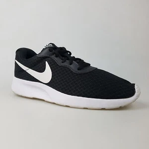 Boy's Men's NIKE 'Tanjun' Sz 6.5 US Runners Shoes Black White | 3+ Extra 10% Off - Picture 1 of 9