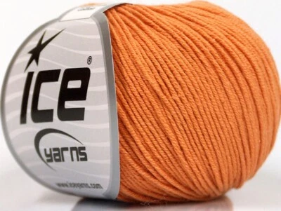 4-Skein Lot Amigurumi Cotton Yarn Summer Spring Fine 4x50g/160m Light Copper - Image 1 of 4