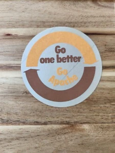 Vintage Apache Trailer Sticker, Rare, Camper, Solid State, NOS, Go One Better - Picture 1 of 3