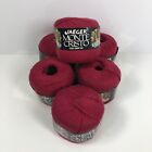 6x 50g BALLS of JAEGER MONTE CRISTO COOL CREPE DK Rich Pink shade 165