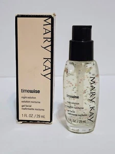 MARY KAY TimeWise NIGHT SOLUTION Facial Gel Dry to Oily Skin 1 oz. Discontinued - Picture 1 of 7