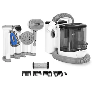 Lovupet Kit Aspirapolvere e Asciugatrice Toelettatura Cani 7 in 1, Velocità/Temperatura Regolabile 3687 - Foto 1 di 6