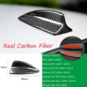 Real Carbon Fiber Car Shark Shape Antenna Pedesta For BMW 3 Series E46 2004-2006 - Picture 1 of 11