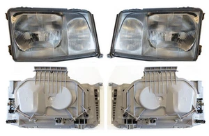 Mercedes Benz E Class W124 European Headlight pair set 1994,1995 1248209359 - Picture 1 of 4