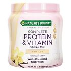 Nature's Bounty Optimal Solutions Protein Shake Vanilla, 16 Oz Jar