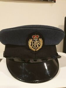 RAF Royal Air Force Peaked Cap With Badge British Army Dress Military Uniform UK