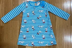 Abito a righe turchese Gymboree Olivia the Pig Collection taglia 4T carino!! - Foto 1 di 5