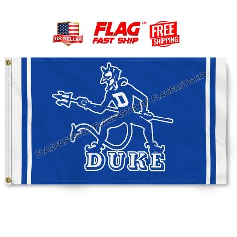 Duke University Blue Devils Team 3x5 ft Banner Flag NCAA Football FREE Shipping Cover
