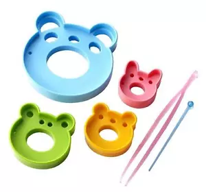 Juego de moldes cortador de verduras jamón con forma de oso #9703 S-3747 - Imagen 1 de 1